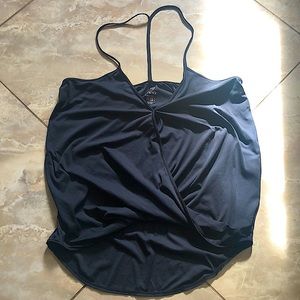 MPG half wrap workout racerback style tank top